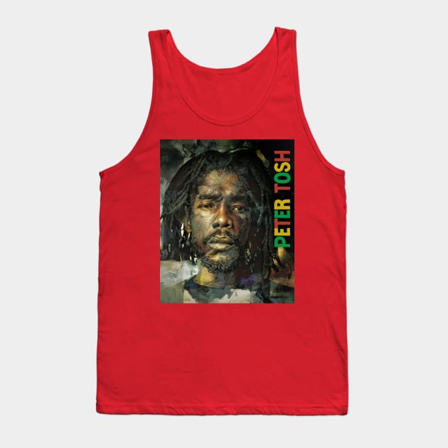 Peter Tosh Tank Top by IconsPopArt